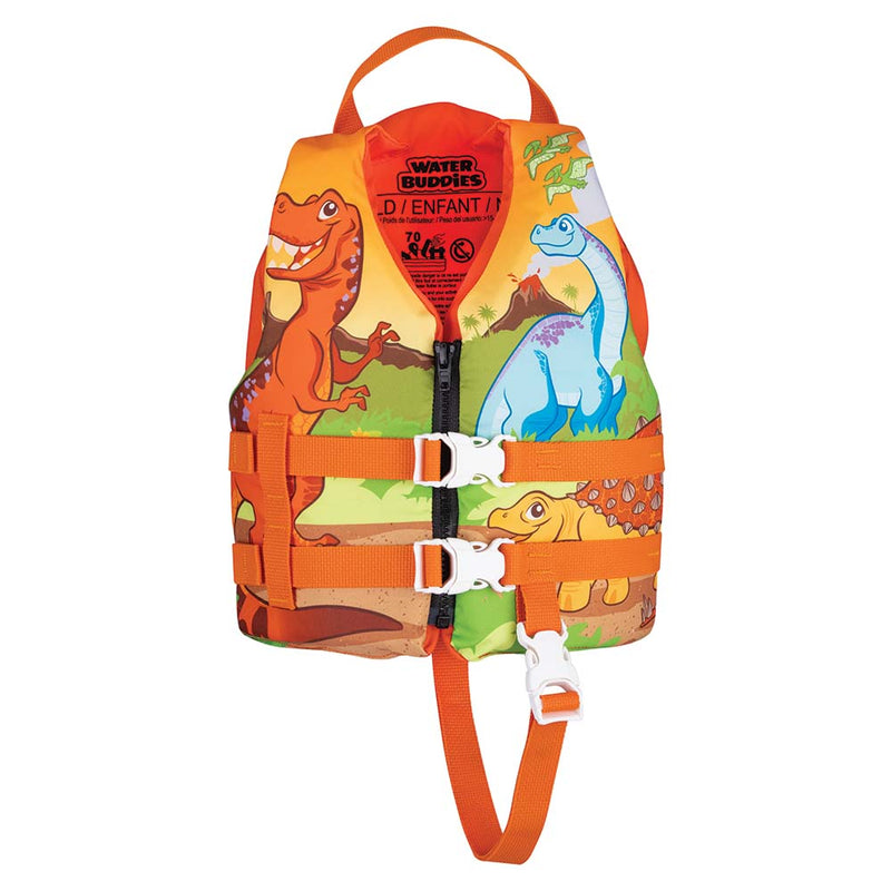 Load image into Gallery viewer, Full Throttle Water Buddies Life Vest - Child 30-50lbs - Dinosaurs [104300-200-001-15]
