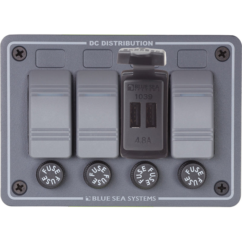 Load image into Gallery viewer, Blue Sea Dual USB Charger - 24V Contura Mount [1039]
