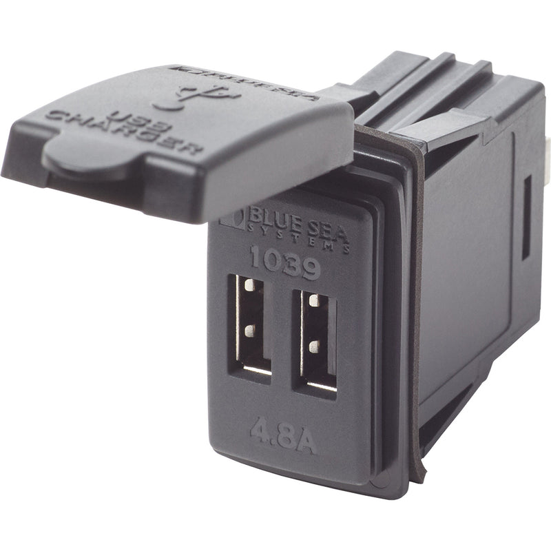 Load image into Gallery viewer, Blue Sea Dual USB Charger - 24V Contura Mount [1039]

