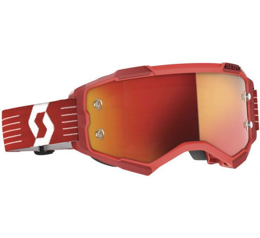 SCOTT FURY GOGGLE BRIGHT RED -ORG CHR WORKS LENS