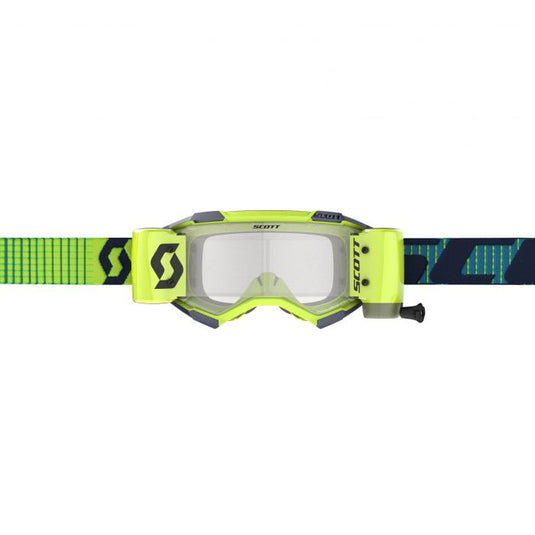 SCOTT FURY GOGGLE WFS BLUE/YLW- CLEAR WORKS LENS