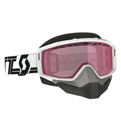 SCOTT PRIMAL SNOWX GOGGLE WHT/BLK - ROSE LENS