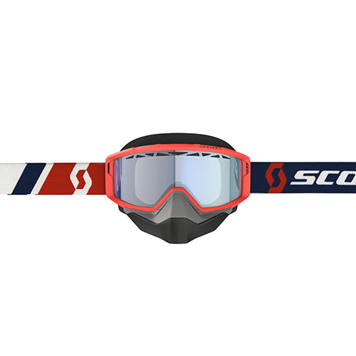 SCOTT PRIMAL SNOWX GOGGLE RED/BLUE - BLUE LENS