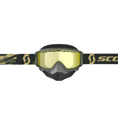 SCOTT PRIMAL SNOWX GOGGLE CAMOKAKI - YLW LENS