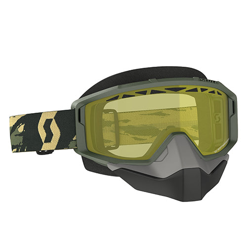 SCOTT PRIMAL SNOWX GOGGLE CAMOKAKI - YLW LENS