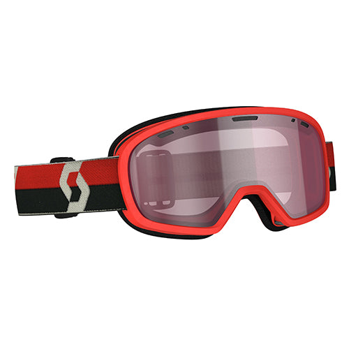 Load image into Gallery viewer, SCOTT BUZZ PRO SNOWX GOGGLE RED/GREY - ROSE LENS
