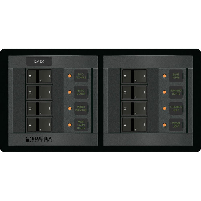 Blue Sea 1225 12V DC 8 Position - Horizontal [1225]