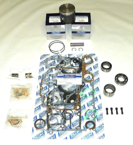 Powerhead Rebuild Kit for 1990 Johnson Evinrude 2 Cyl Looper 40  HP +.010 OVER