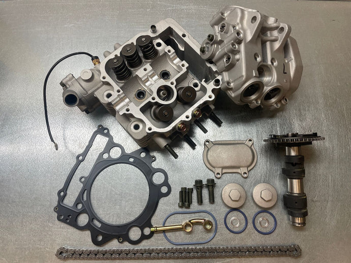 Complete 2007 Yamaha Grizzly 660 Cylinder Head with Cam Shaft Cam Chain Gaskets