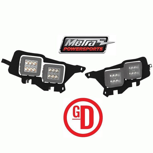 HEADLIGHT BRACKET FOR 2020 POLARIS GENERAL 1000 FOR CUBE LIGHT INSTALL