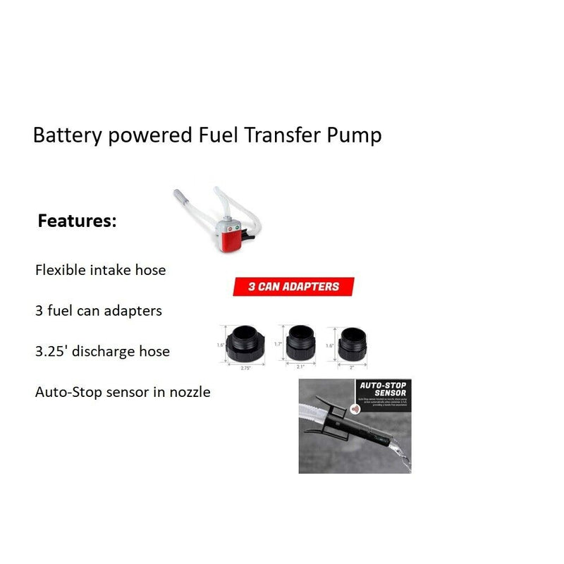 Load image into Gallery viewer, Jerry Can Transfer Pump - Powered Pump - Portable Pump - Fluid Pump - RED
