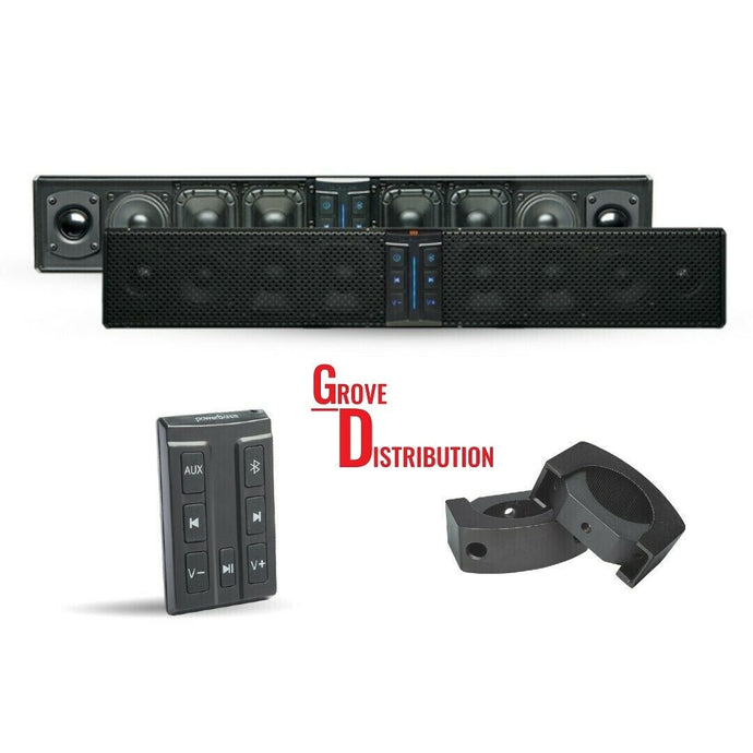 Powerbass XL-850 XL850 Premium Sound Bar with Bar Clamps & Remote