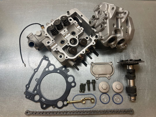 NEW Complete Grizzly Rhino 660 Cylinder Head with Cam Shaft Cam Chain Gaskets