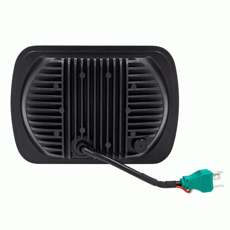 Load image into Gallery viewer, 5x7 Rectangle Sealed Beam Headlight LED Headlight Black Housing Set of 2
