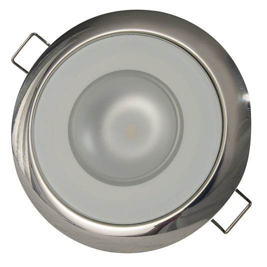 Lumitec Mirage Flush Mount Down Light Spectrum RGBW - Polished Bezel [113117]