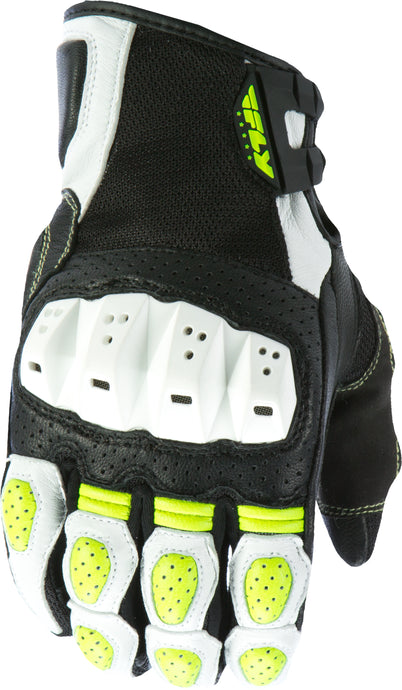 BRAWLER GLOVES WHITE/HI-VIS SM 