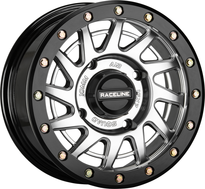 SQUAD BDLK WHEEL 15X7 4/137 6+1(+38MM) HYPER SILVER A12SB-57037+38 image 1
