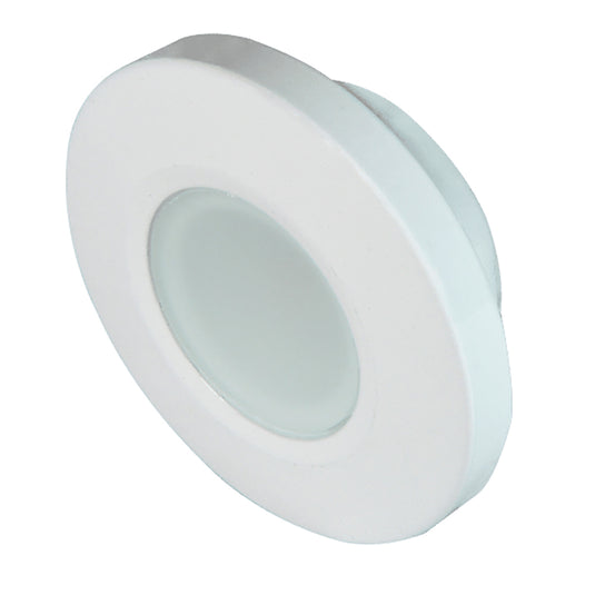 Lumitec Orbit Flush Mount Down Light - Blue Non-Dimming, Red Non-Dimming  White Dimming w/White Housing [112528]