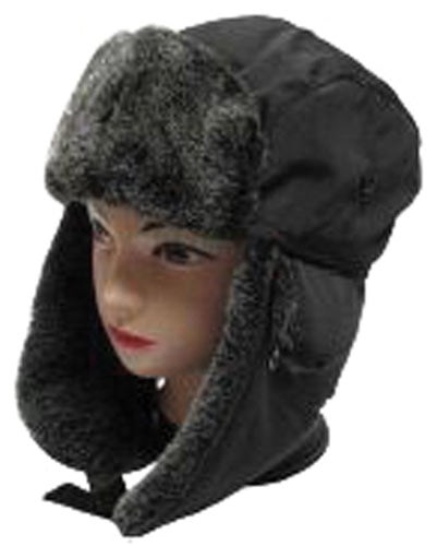 MAD BOMBER HAT, BLACK