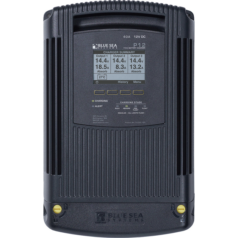 Load image into Gallery viewer, Blue Sea 7532 P12 Gen2 Battery Charger - 40A - 3-Bank [7532]
