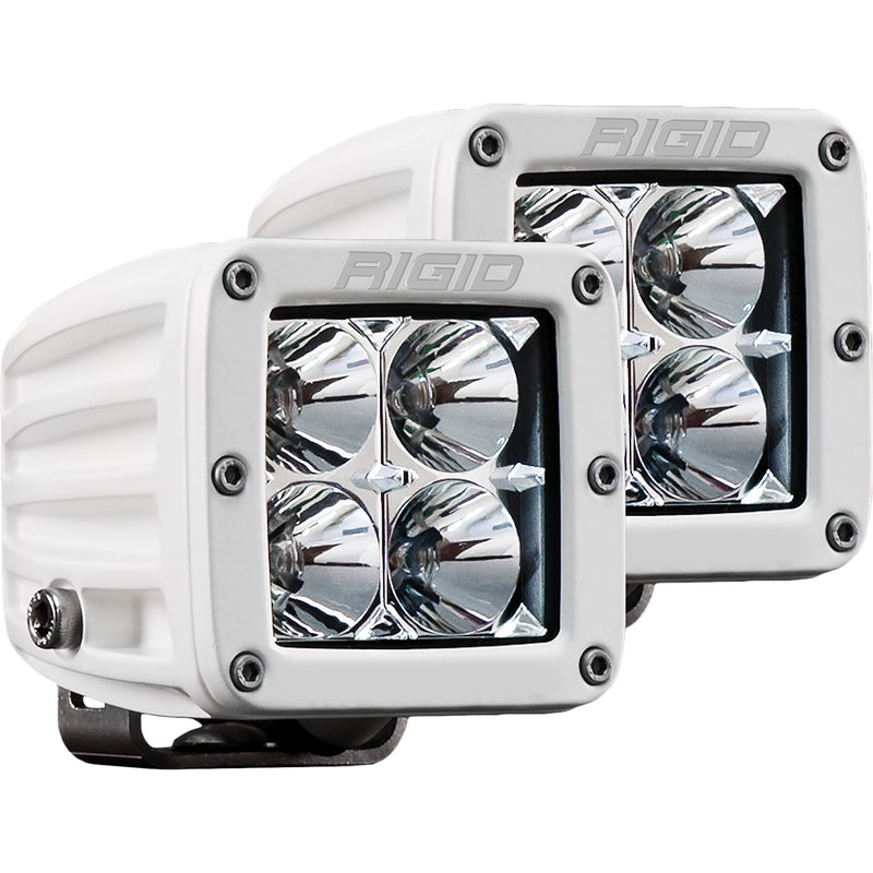 Load image into Gallery viewer, RIGID Industries D-Series PRO Hybrid-Flood LED - Pair - White [602113]
