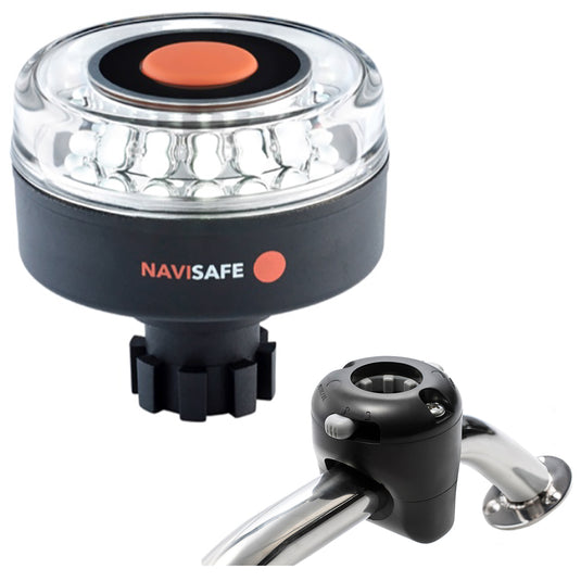 Navisafe Navilight 360 2NM w/Navibolt Base  Rail Mount - Black [042KIT]