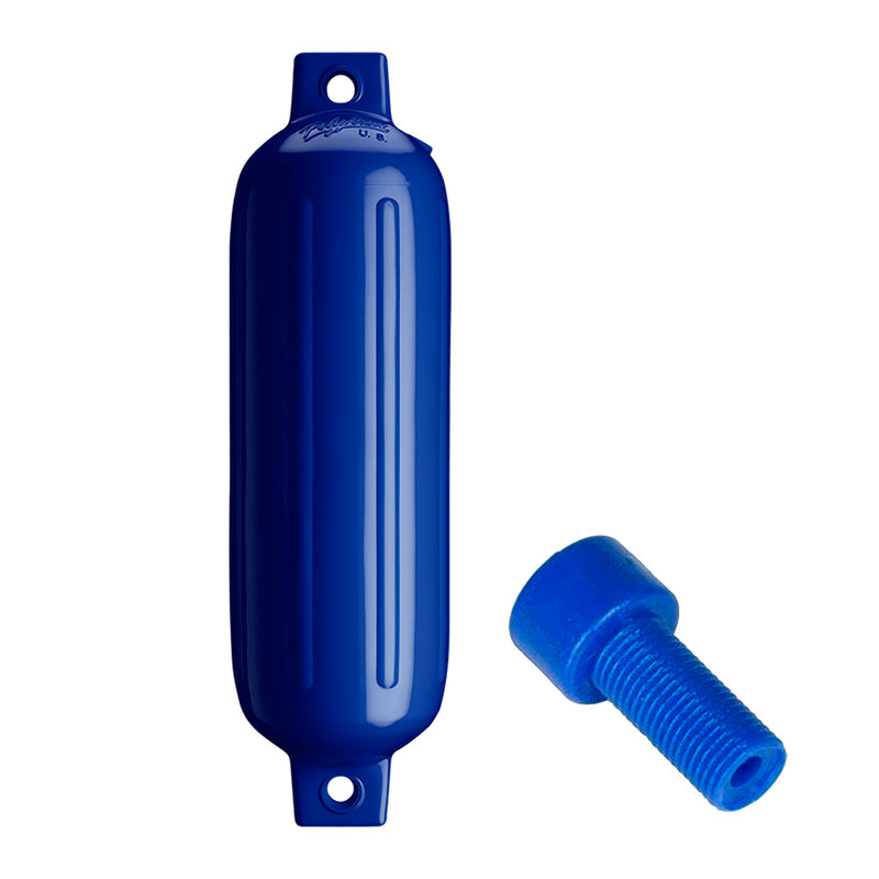 Load image into Gallery viewer, Polyform G-3 Twin Eye Fender 5.5&quot; x 19&quot; - Cobalt Blue w/Adapter [G-3 COBALT BLUE W/AIR ADAPTER]
