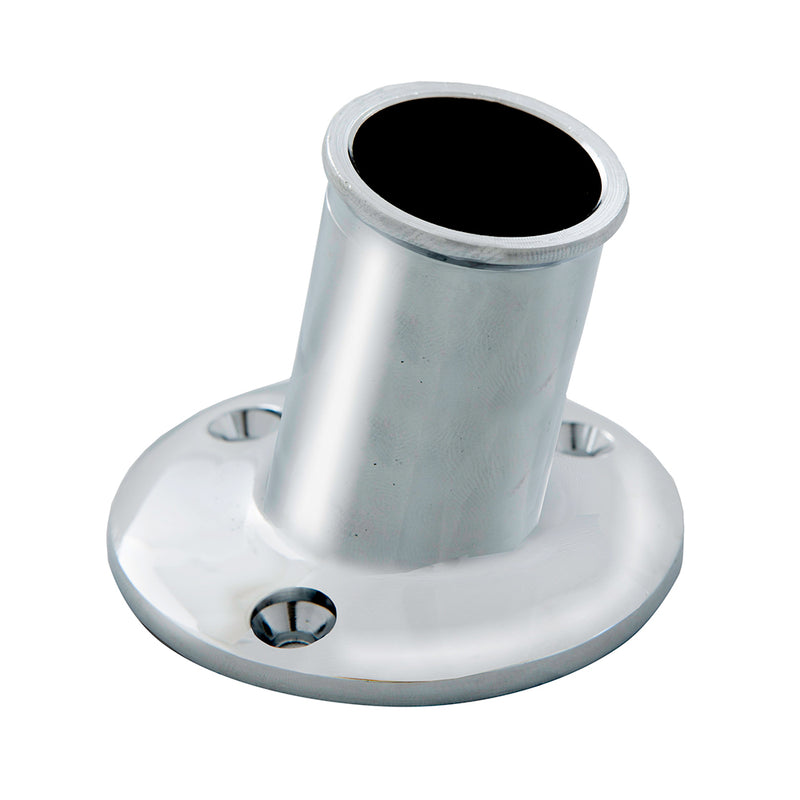 Load image into Gallery viewer, Whitecap Top-Mounted Flag Pole Socket CP/Brass - 1&quot; ID [S-5002]
