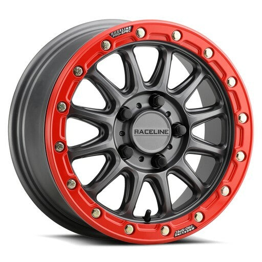 ALPHA BDLK 15X7 5/4.5 (+53MM) GUNMETAL/RED A14GR-57012+53 image 1
