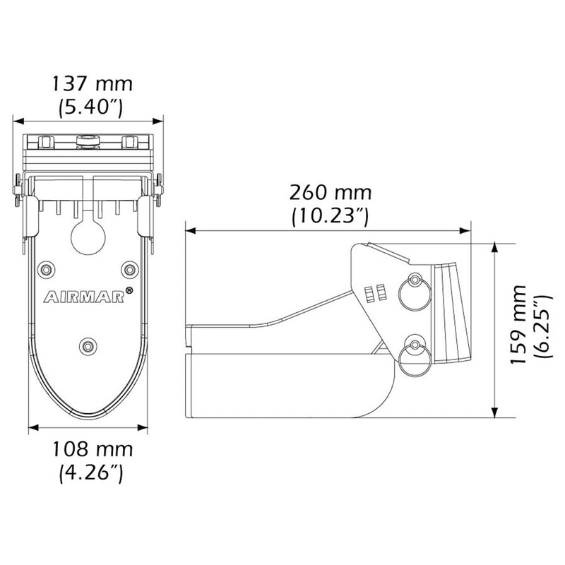 Load image into Gallery viewer, Airmar TM185C-HW High Frequency Wide Beam CHIRP Transom Mount 14-Pin Transducer f/Humminbird [TM185C-HW-14HB]
