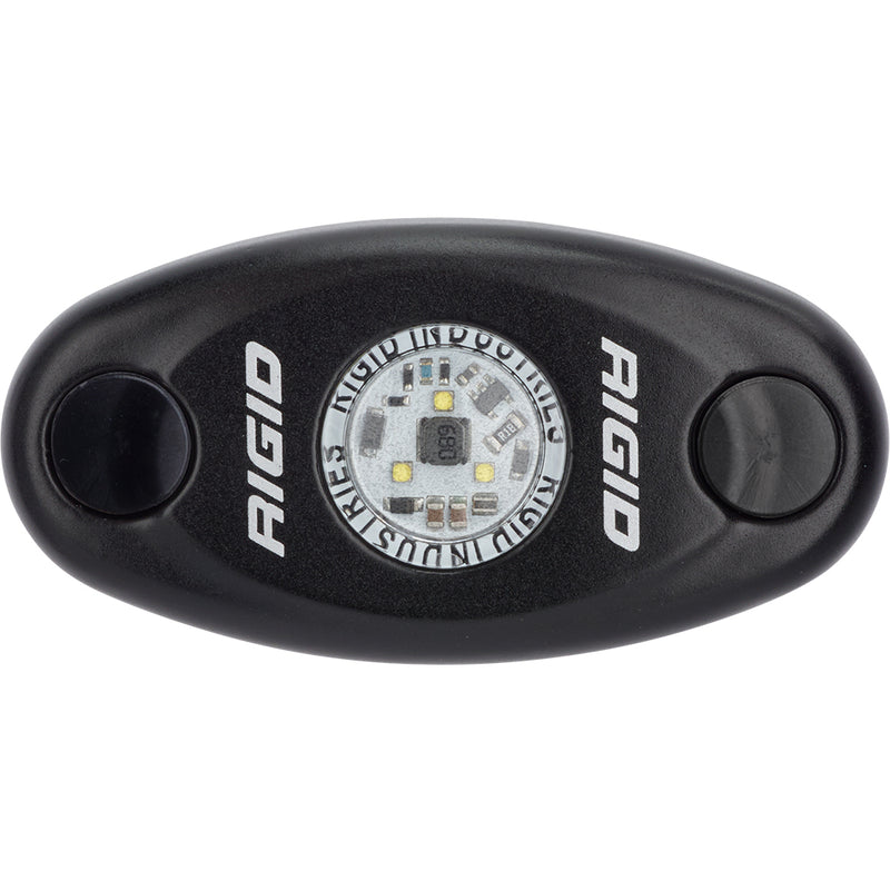 Load image into Gallery viewer, RIGID Industries A-Series Black Low Power LED Light - Single - Red [480043]

