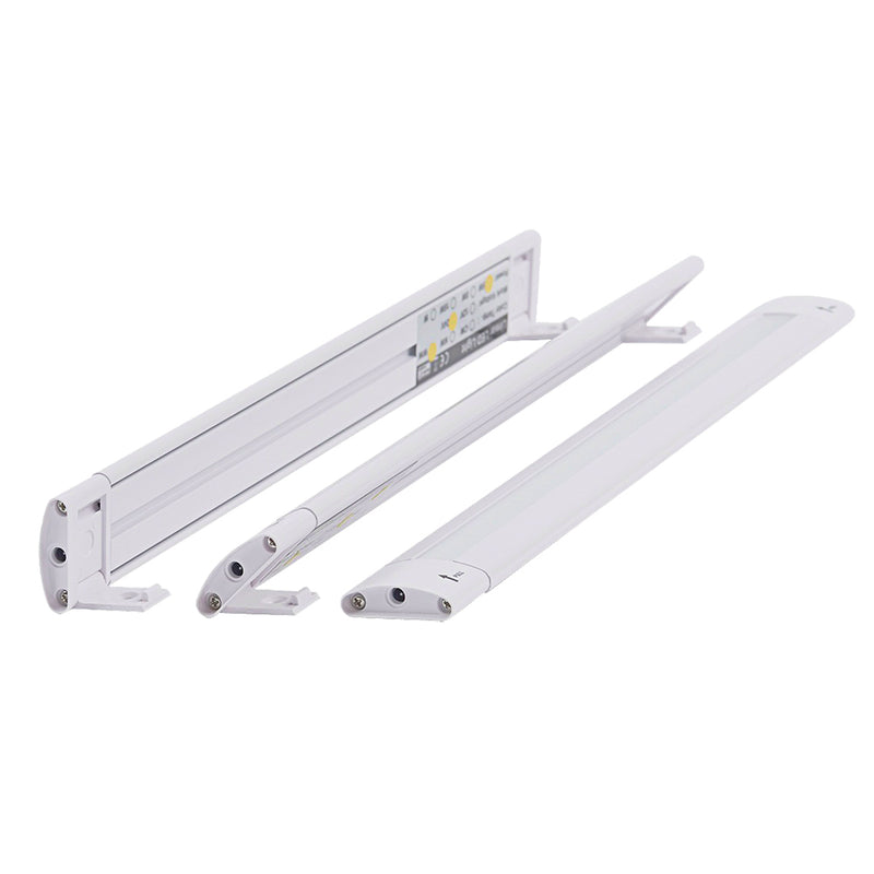 Load image into Gallery viewer, Lunasea Adjustable Linear LED Light w/Built-In Dimmer - 12&quot; Length, 12VDC, Warm White w/ Switch [LLB-32KW-01-00]
