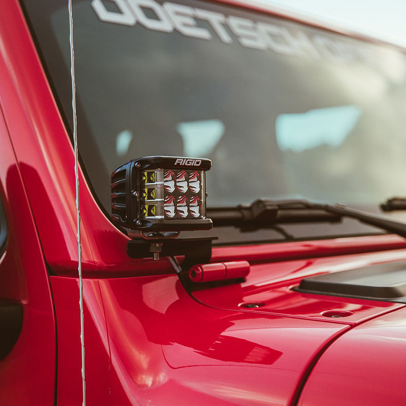 Load image into Gallery viewer, RIGID Industries 2018 Jeep Wrangler JL A-Pillar Mount f/2 D-Series, D-SS, SR-M or Ignite Lights [41659]
