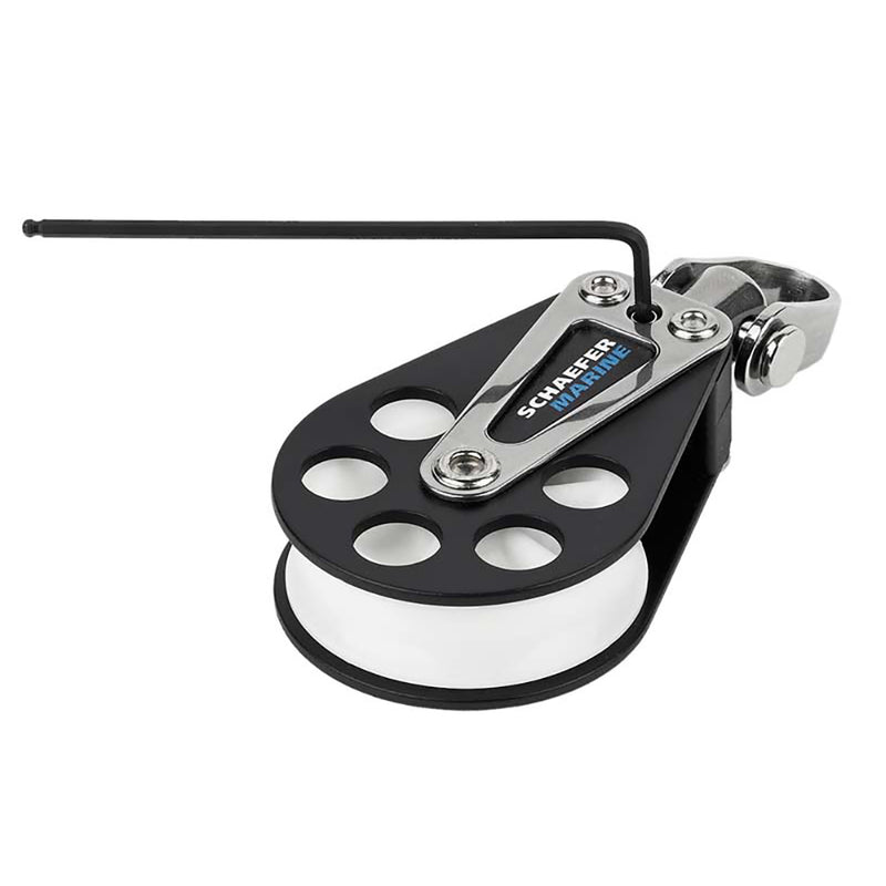 Load image into Gallery viewer, Schaefer Single Aluminum Block - 51mm Sheave [504-05]
