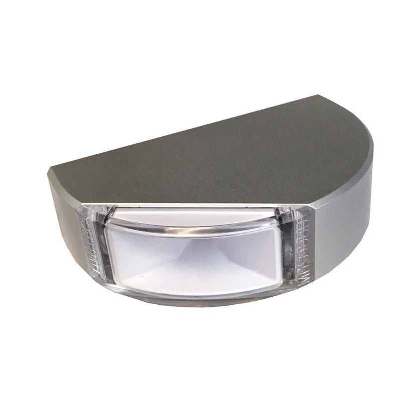 Load image into Gallery viewer, Lumitec Surface Mount Navigation Light - Classic Aluminum - Starboard Green [101578]
