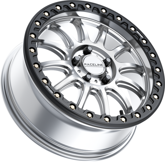 ALPHA BDLK 17X7 5/4.5 (+40MM) SILVER/BLK A14SB-77012+40 image 2