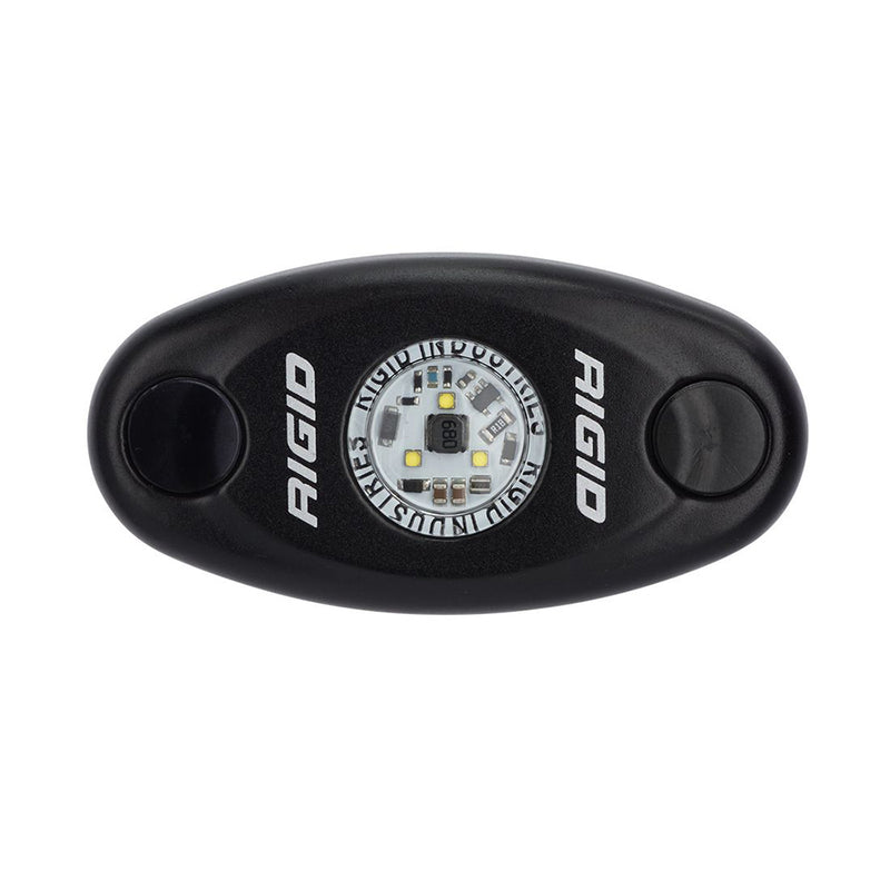 Load image into Gallery viewer, RIGID Industries A-Series Black High Power LED Light Single - Amber [480333]
