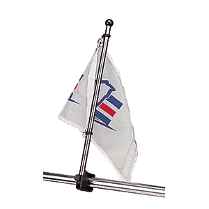 Sea-Dog Stainless Steel Rail Mount Flagpole - 17