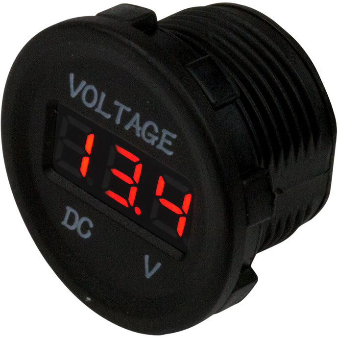 Sea-Dog Round Voltage Meter - 6V-30V [421615-1]