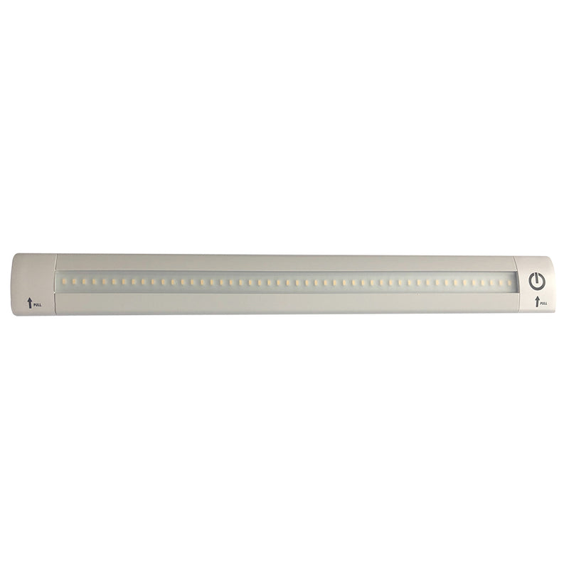 Load image into Gallery viewer, Lunasea LED Light Bar - Built-In Dimmer, Adjustable Linear Angle, 12&quot; Length, 24VDC - Warm White [LLB-32KW-11-00]
