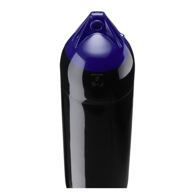 Load image into Gallery viewer, Polyform F-6 Twin Eye Fender 11&quot; x 42&quot; - Black [F-6 BLACK]
