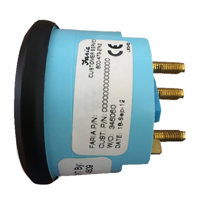 Load image into Gallery viewer, Faria Euro Black 2&quot; Tank Level Gauge - Potable Water [12830]
