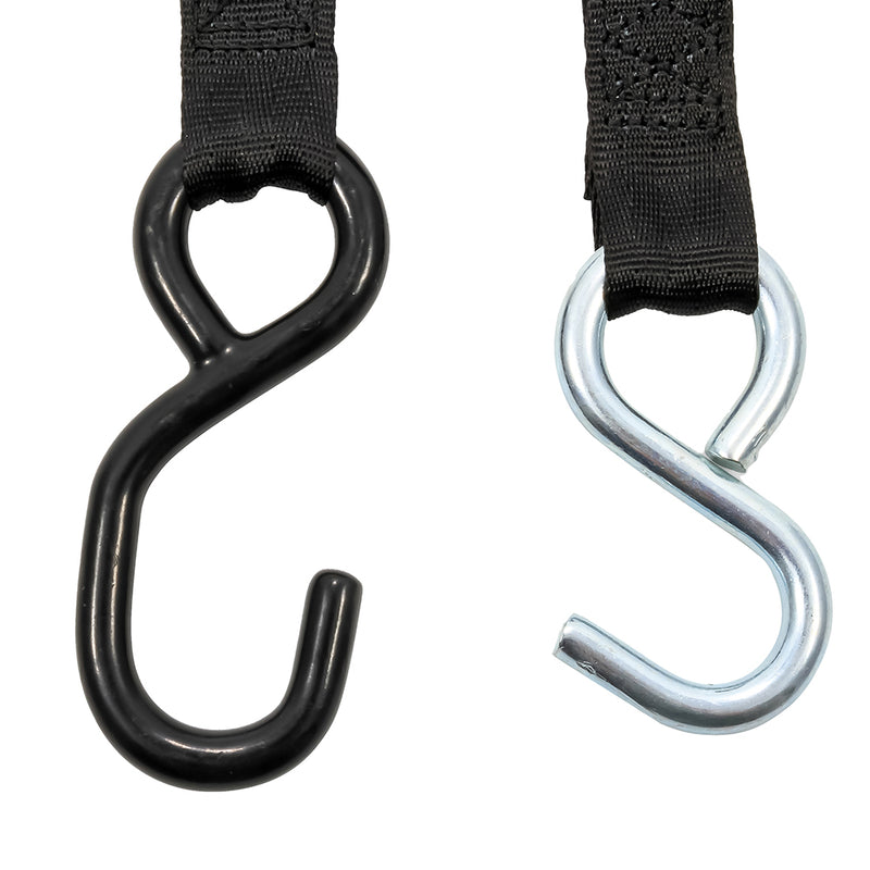 Load image into Gallery viewer, Camco Retractable Tie-Down Straps - 1&quot; Width 6 Dual Hooks [50033]
