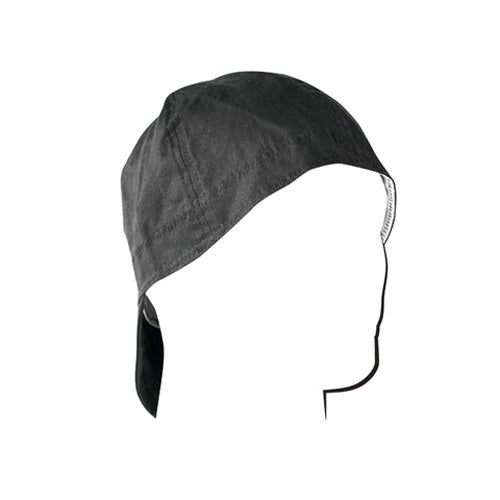 WELDERS CAP, COTTON, BLACK, SIZE 7.0