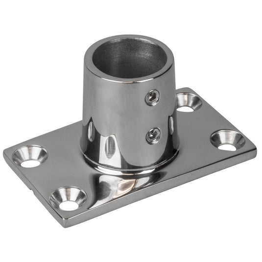 Sea-Dog Rail Base Fitting Rectangular Base 90 316 Stainless Steel - 1-7/8