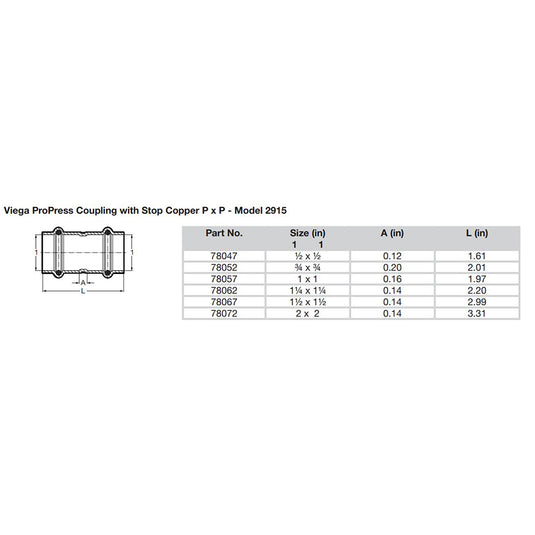 Viega ProPress 1/2