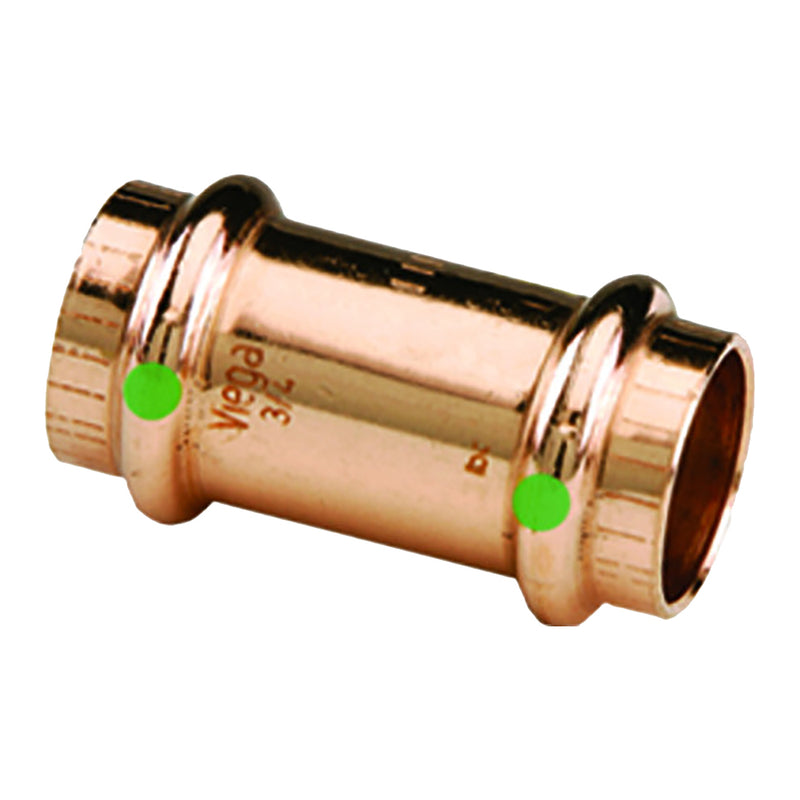 Load image into Gallery viewer, ProPress 1-1/2&quot; Copper Coupling w/Stop - Double Press Connection - Smart Connect Technology [78067]
