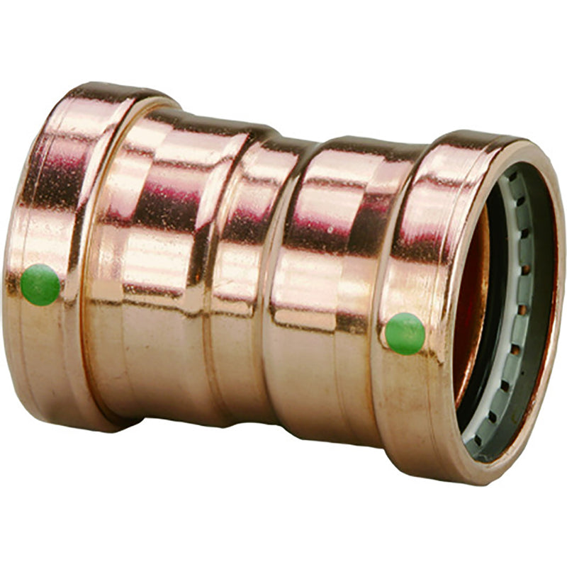 Load image into Gallery viewer, Viega ProPress 2-1/2&quot; Copper Coupling w/Stop Double Press Connection - Smart Connect Technology [20728]
