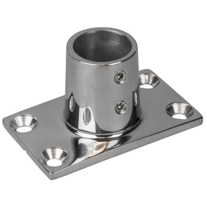 Sea-Dog Rail Base Fitting Rectangular Base 90 - 316 Stainless Steel - 1-11/16