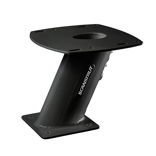 Scanstrut APT-250-01-B - Aluminum PowerTower Radar Mount - 10" Aft Leaning - Black [APT-250-01-BLK]